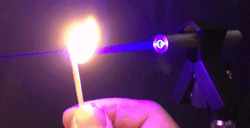 I puntatori laser possono bruciare oggetti?